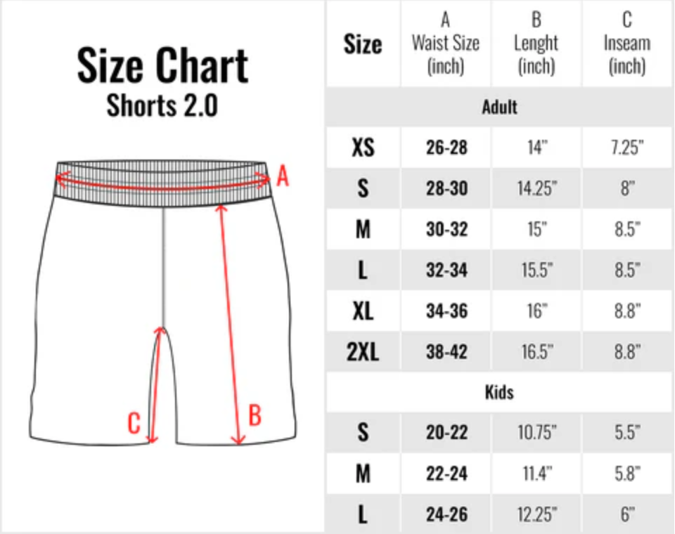 Triangle Jiu-Jitsu Academy All Black Custom Shorts 2.0