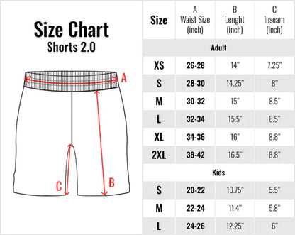 Triangle Jiu-Jitsu Academy Custom Shorts Grey 2.0