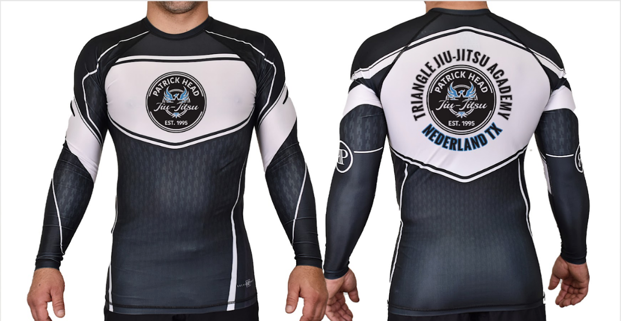 Academy Long Sleeve Rashguards with Ranked Sleeves