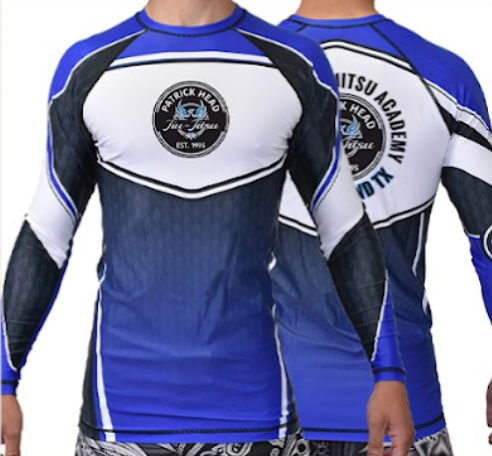 Academy Long Sleeve Rashguards with Ranked Sleeves