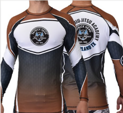 Academy Long Sleeve Rashguards with Ranked Sleeves