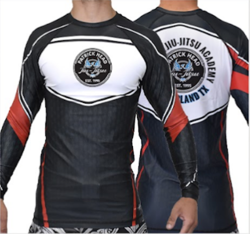 Academy Long Sleeve Rashguards with Ranked Sleeves